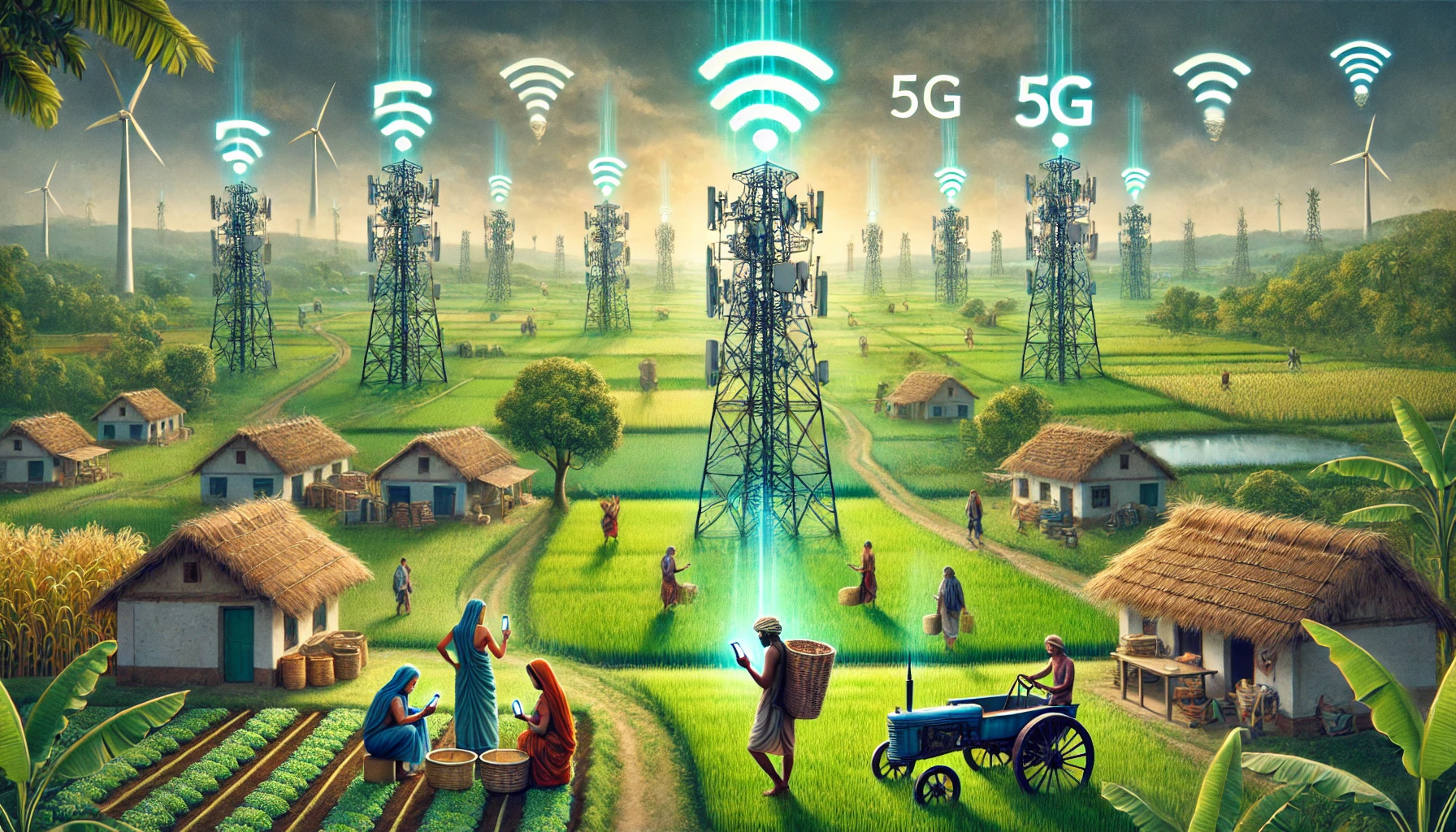 La Revolución 5G de India se Expande a las Zonas Rurales, Reduciendo la Brecha Digital
